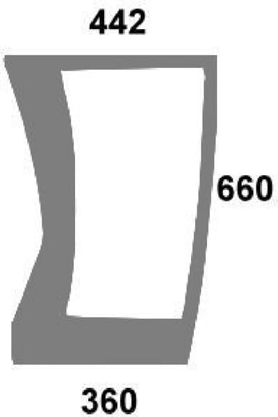 KRAMP Frontscheibe unten 4429884N