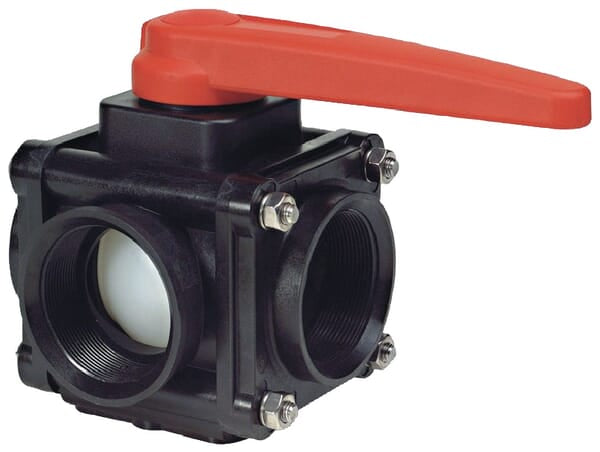 Arag Kugelhahn 3 - Wege 1 1/4" F 453014A55