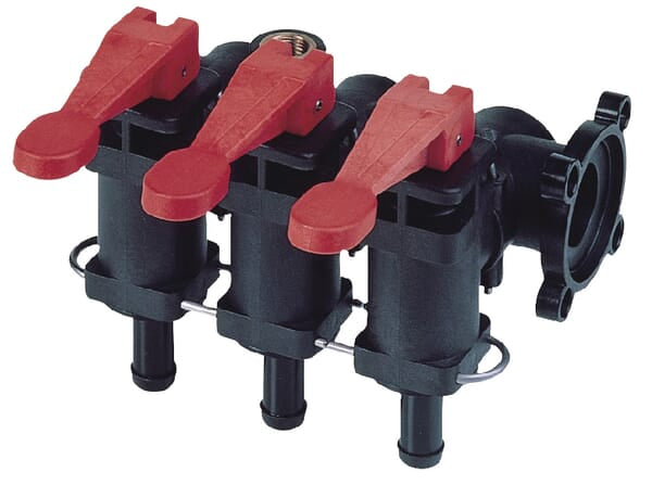 Control valve 3 sections