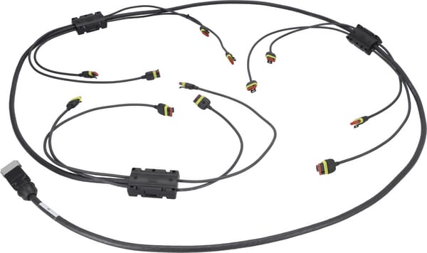 Connection cables, valves