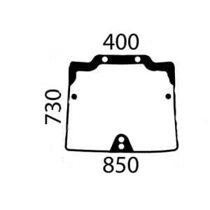 New Holland / Case KABINENGLAS, EINHEIT 47127547 original CNH Ersatzteil