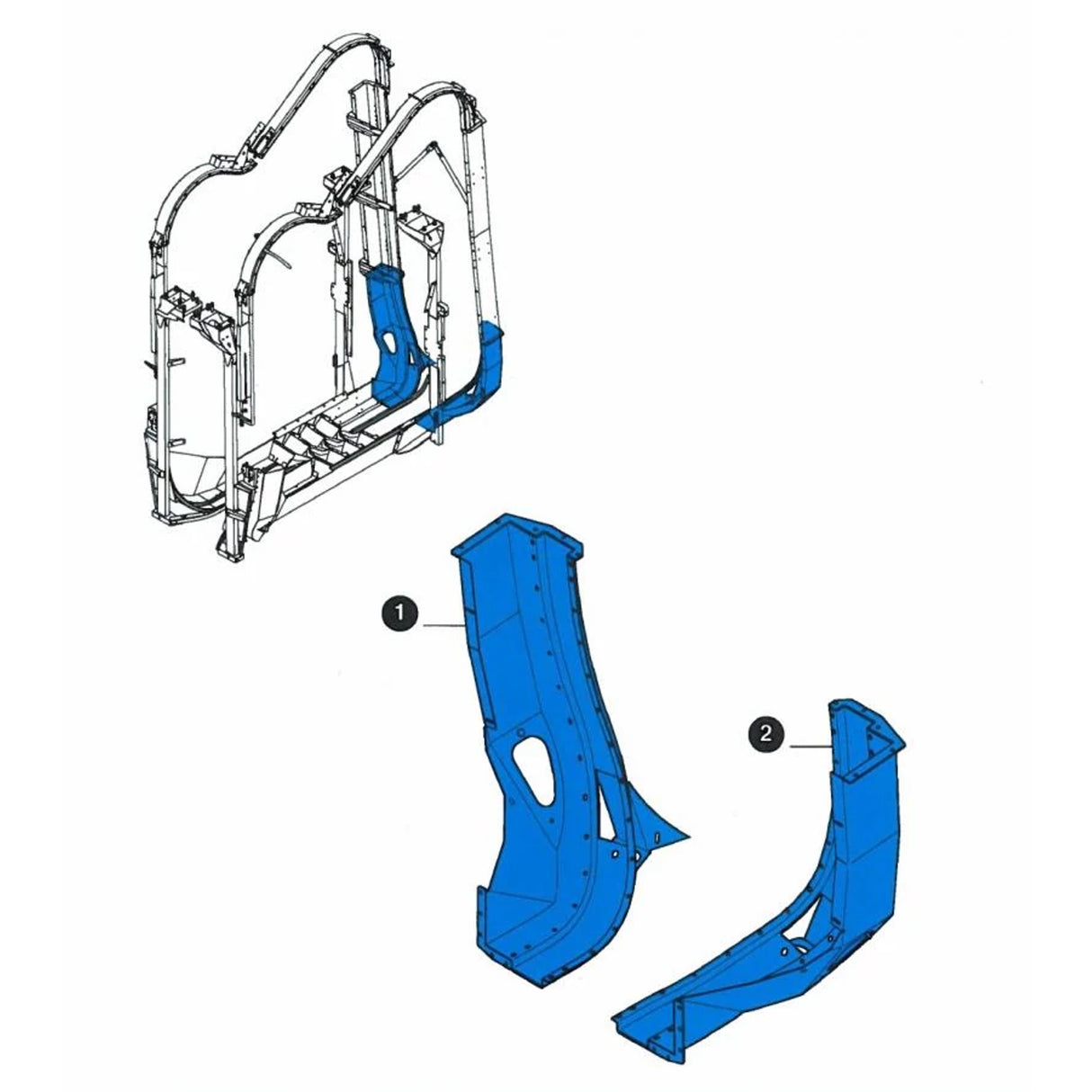 Original New Holland CNH Ersatzteil Nummer 47523030 SATZ, FIELD IMPROVEM