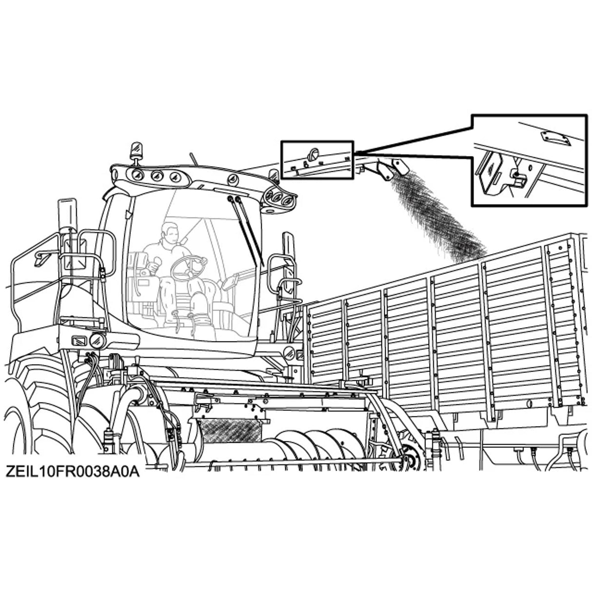 New Holland original Ersatzteil NACHRUST, MAHDRESCHE 47820547