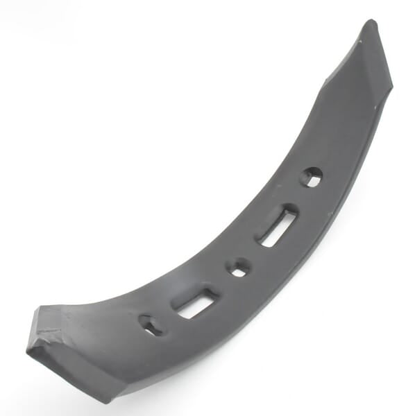Embout de cultivateur 490x75x12mm, réversible, droit, trempé, courbé, 5 trous, adapté à Amazone