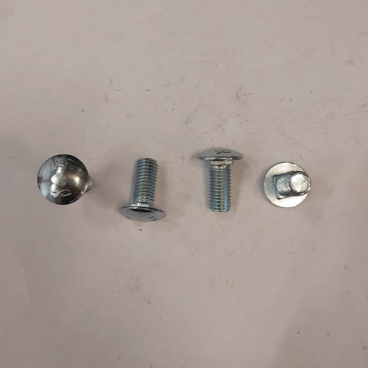 VIS RONDE PLATE 4KT AN - 10 pièces