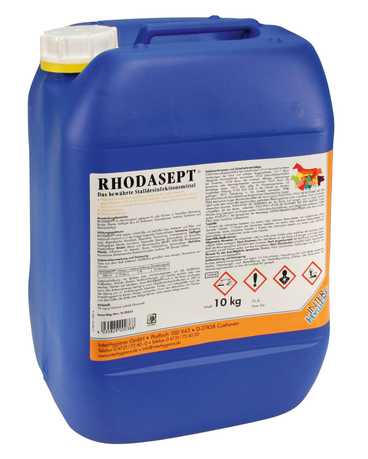 Rhodasept Stalldesinfektionsmittel 10kg - 299697