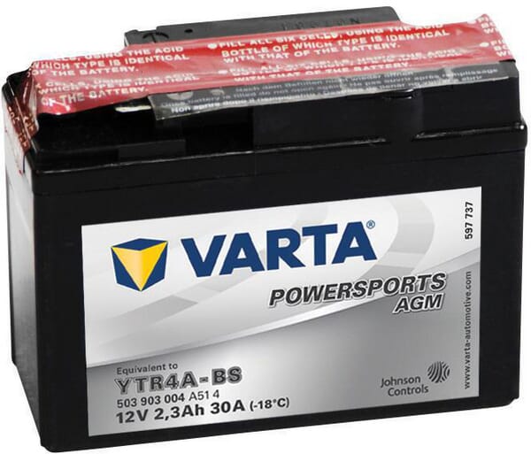 KRAMP Batterie 12V 2.3Ah 30A AGM Powersports VARTA 502903003I314PS