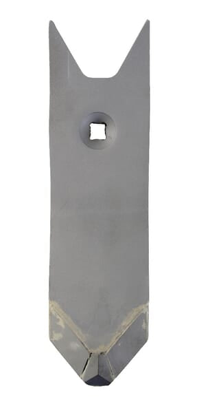 KRAMP Grubberspitze 290x80x12mm, gehärtet, gekrümmt, 1 Loch, passend für Köckerling 506064HKR