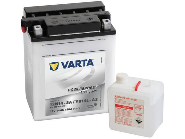 Battery 12V 14Ah 190A Powersports Freshpack VARTA