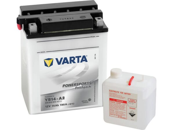 Battery 12V 14Ah 190A Powersports Freshpack VARTA