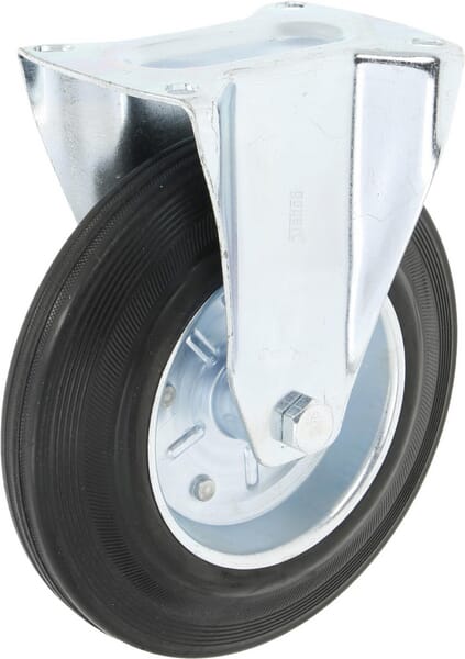 KRAMP Bockrolle 200 mm Ø200x45mm, Plattenaufnahme: 135x105 Belastung:: 200kg, 5181200GP