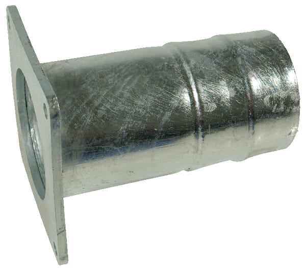 KRAMP Flansch + 6" Tülle verzinkt 6304000Z