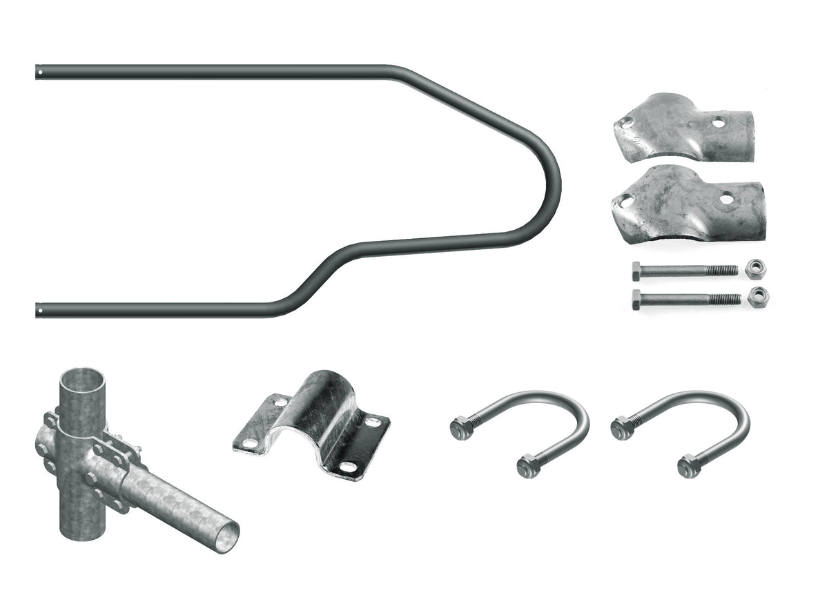 Royal de Boer Liegeboxabtrennung Combi Comfort 205 cm inkl. Befestigung - 5510-3320-205