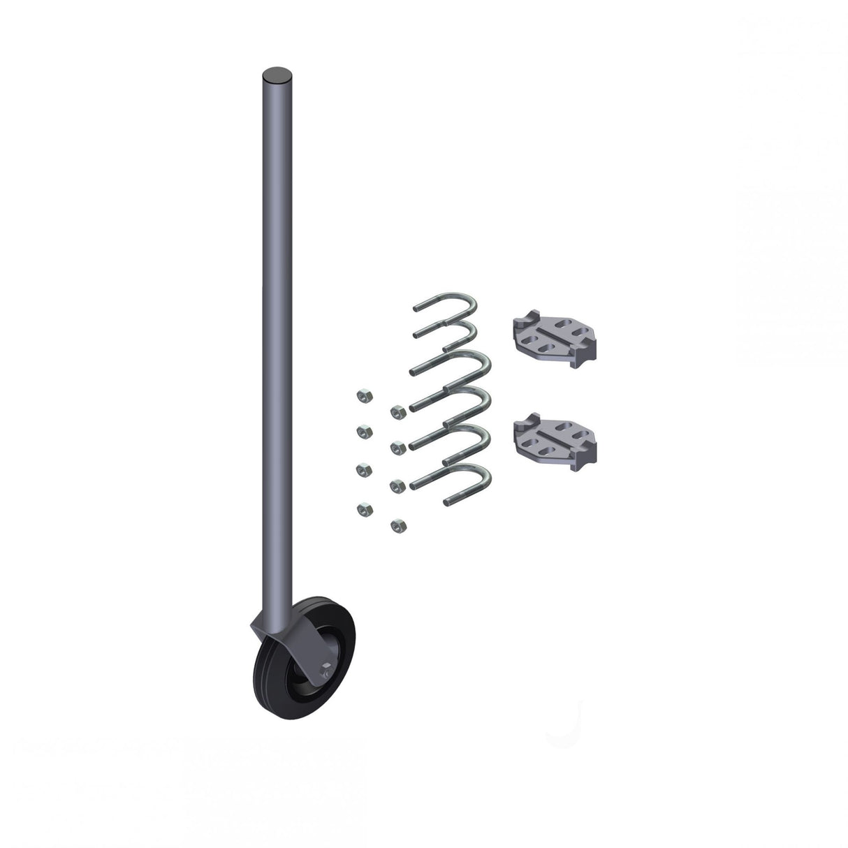 Royal de Boer Stützrad 95cm inkl. Befestigung - 5530-7000-040