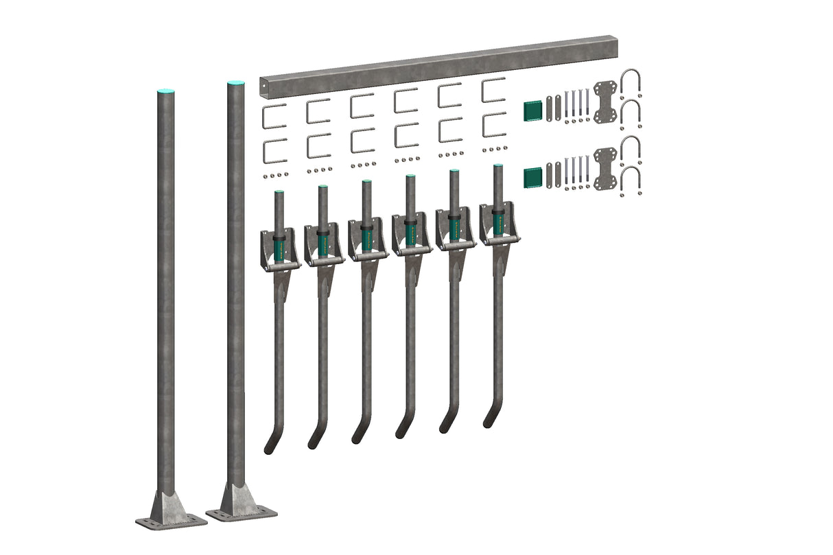 Royal de Boer FingerGate auf Boden 200 cm, exkl. Bodenanker - 5550-4880-201