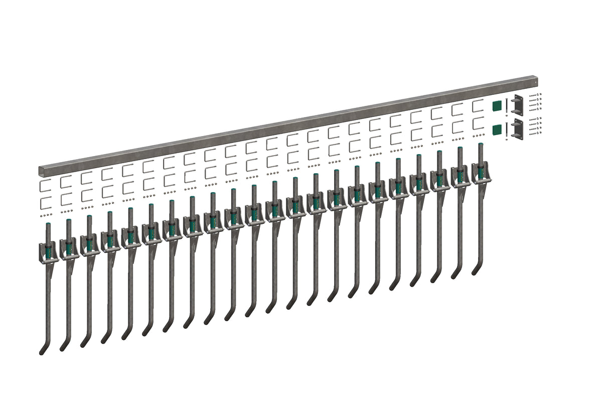 Royal de Boer FingerGate auf Wand 600 cm, komplett - 5550-4880-600