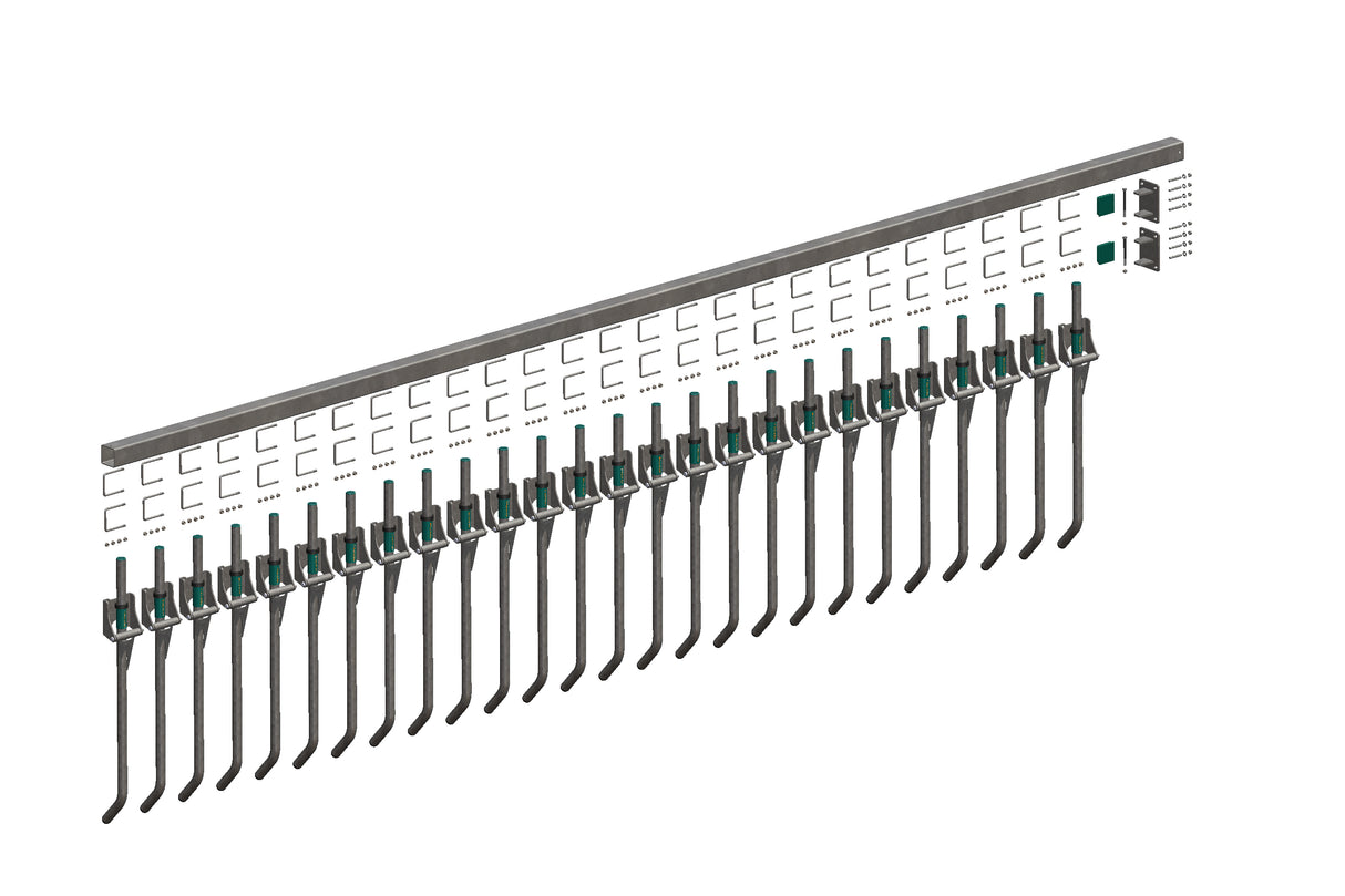 Royal de Boer FingerGate auf Wand 700 cm, komplett - 5550-4880-700