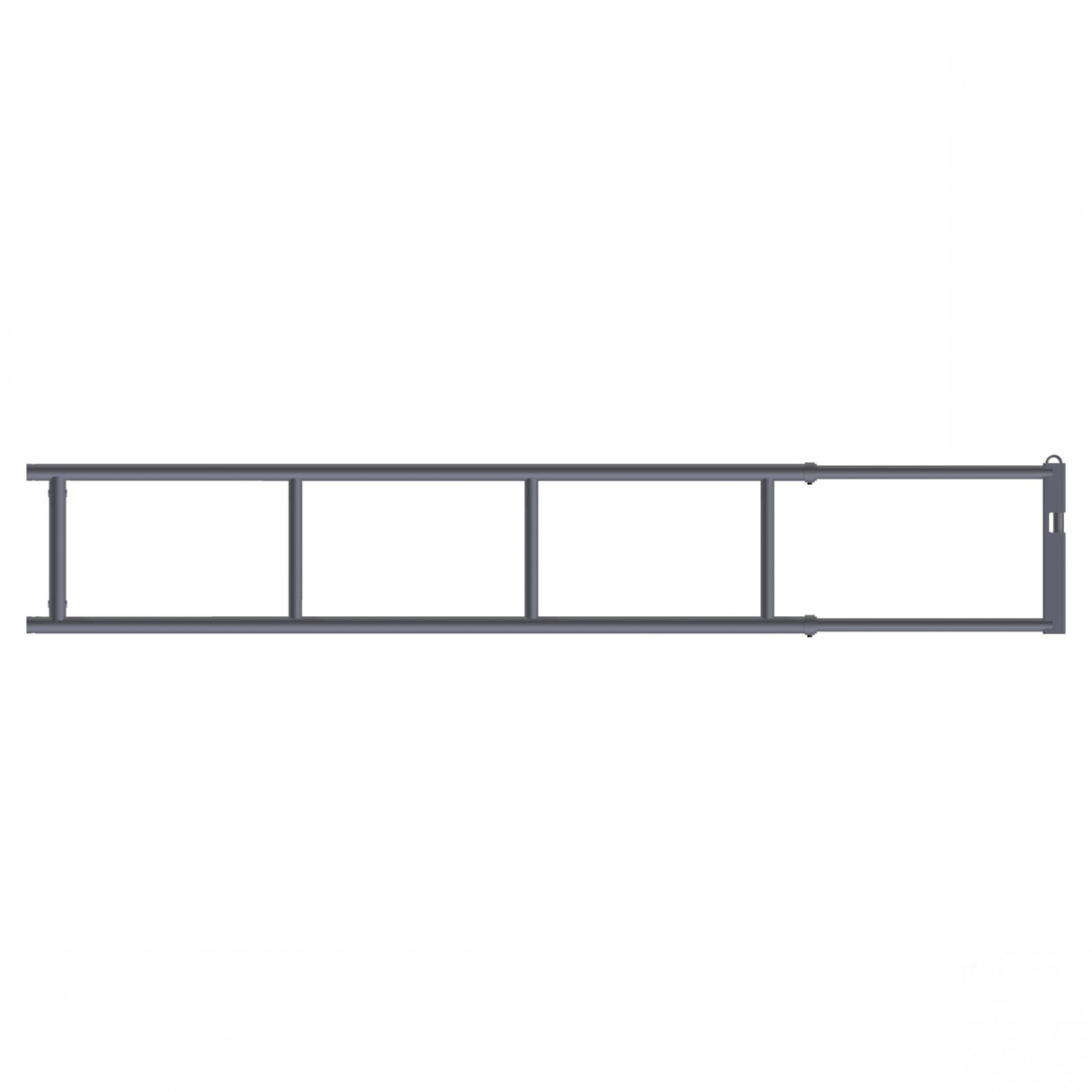 Royal de Boer Abtrenngitter einstellbar + Sperrstift H24S1: L=400-500 cm H= 60 cm - 5550-8102-380
