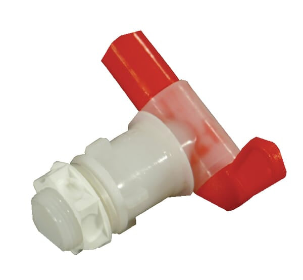 Tank outlet valve 3/4" PVC