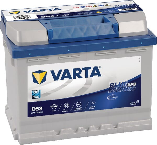 KRAMP Batterie 12V 60Ah 640A Blau Dynamisch EFB VARTA 560500064D842