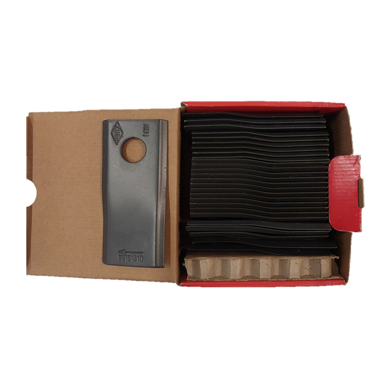 KUHN gekröpftes Messer rechts drehend - 25 Stück 56151310