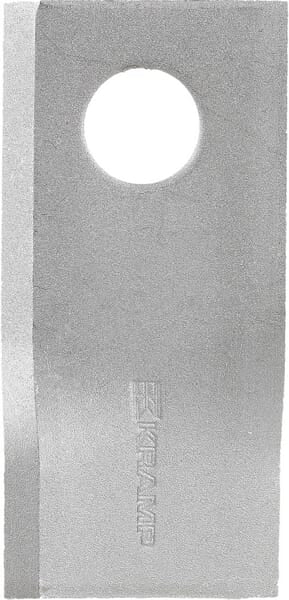 KRAMP Mähmesser links 100x48x3 mm, Bohrung Ø 19 mm, geeignet für Pöttinger / Niemeyer, 25er-Packung - 25 Stück 570413KR
