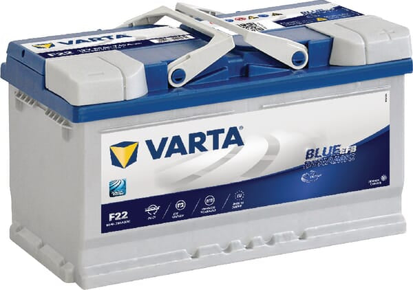 KRAMP Batterie 12V 80Ah 730A Blau Dynamisch EFB VARTA 580500080D842