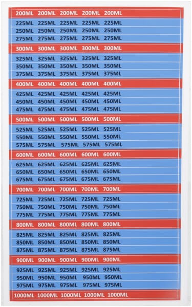 Hypro Etiketten für Dosierschlauch 60300008SP