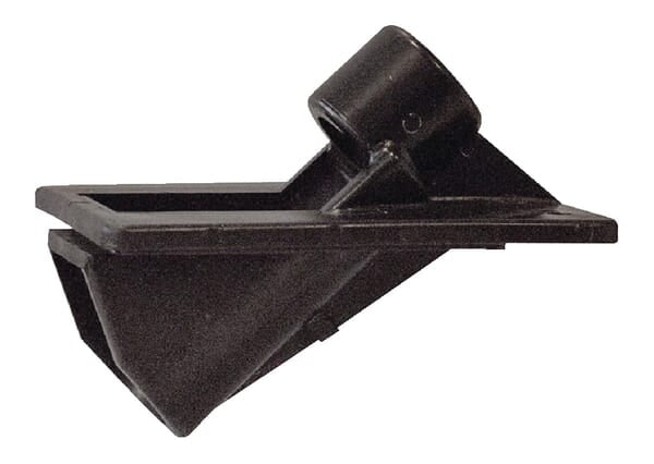 Agitator shaft bearing plastic