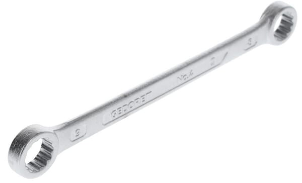 Clé polygonale double 8,0 mm 9,0 mm, Gedore