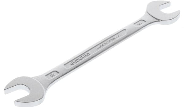 Clé à fourche double 14,0 mm 15,0 mm, Gedore