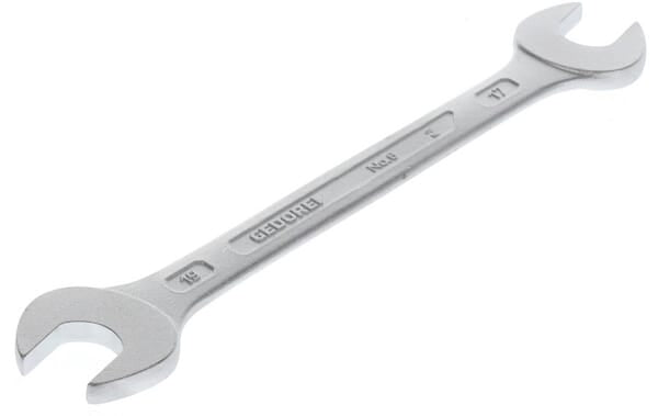 Double open-end wrench 17.0 mm 19.0mm, Gedore