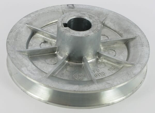 V-belt pulley transmission