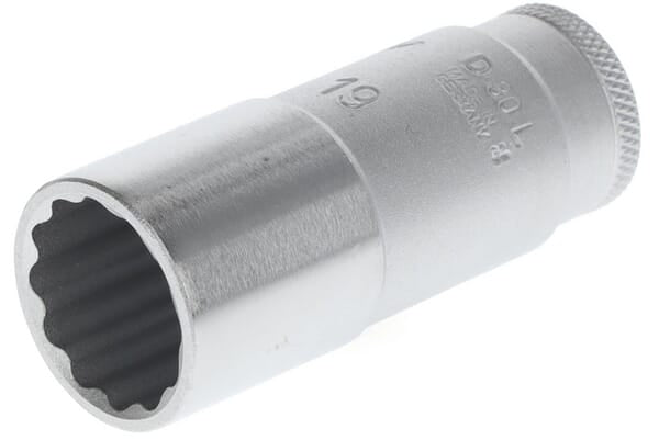 KRAMP Steckschl.12k L 3/8 19mm DPD30L19