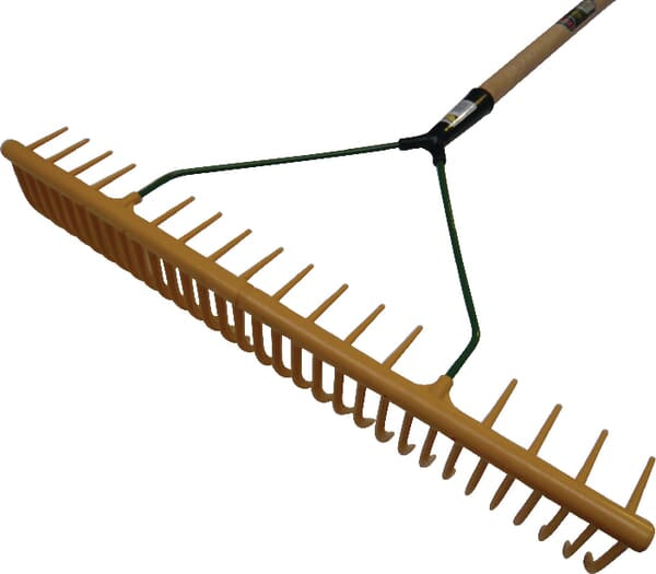 KRAMP Heurechen poly gerade 32Znk+Stiel 656091
