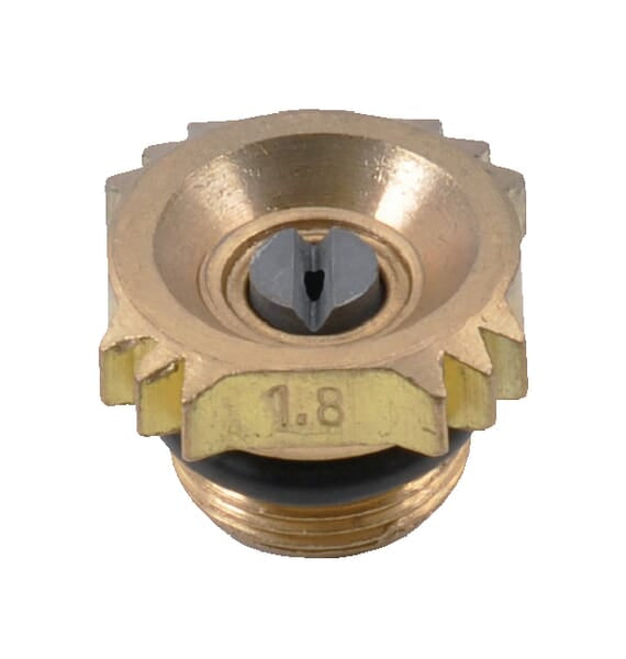 Buse jet plat Ø 1,8 mm laiton