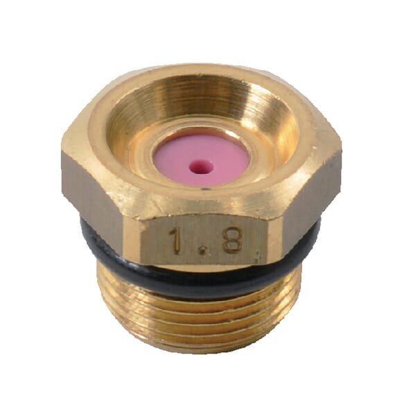 Buse à cône creux Ø 1,8 mm en laiton