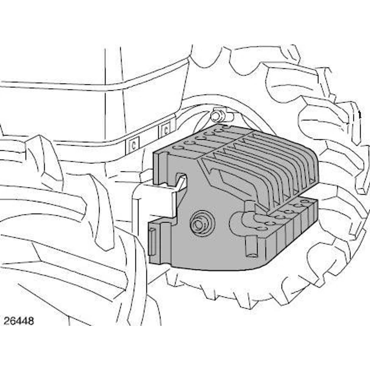 Original New Holland CNH Ersatzteil Nummer 710226360 DIA KIT TRACTOR