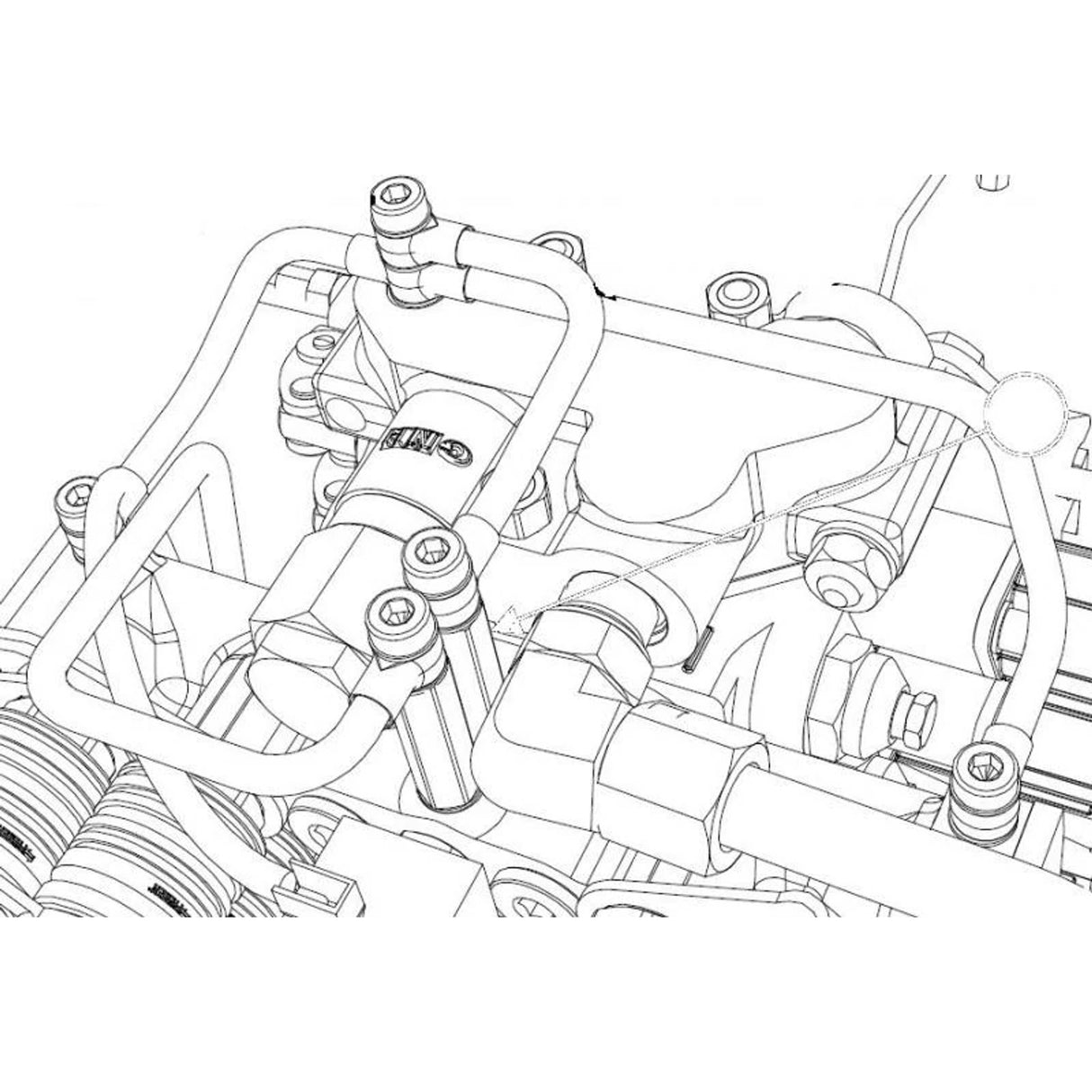 Original New Holland CNH Ersatzteil Nummer 710312250 DIA KIT TRACTOR