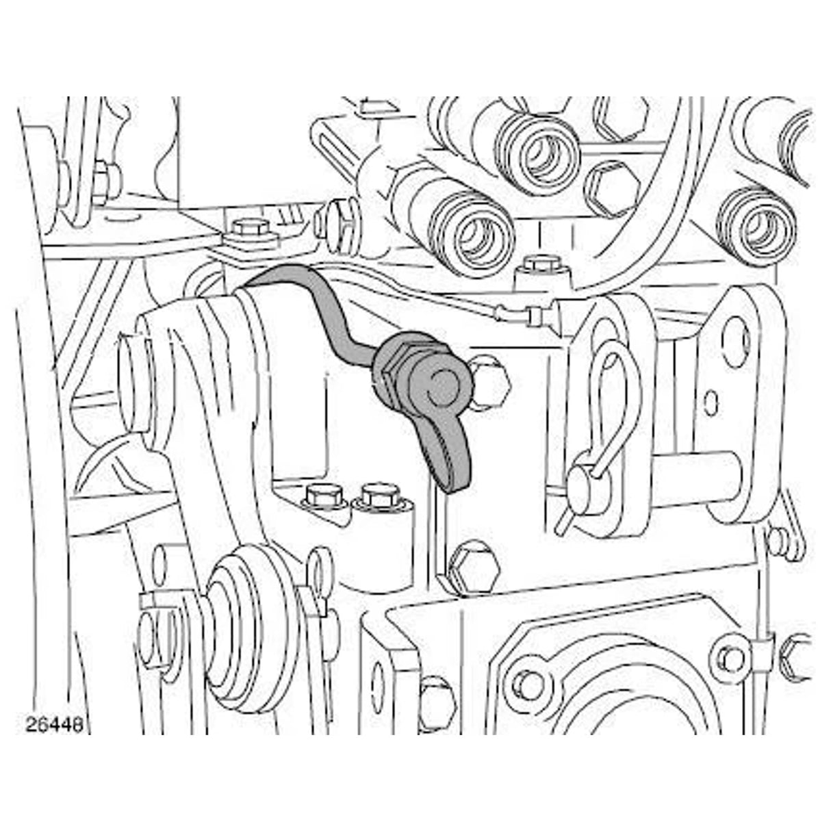 Original New Holland CNH Ersatzteil Nummer 710372950 DIA KIT TRACTOR