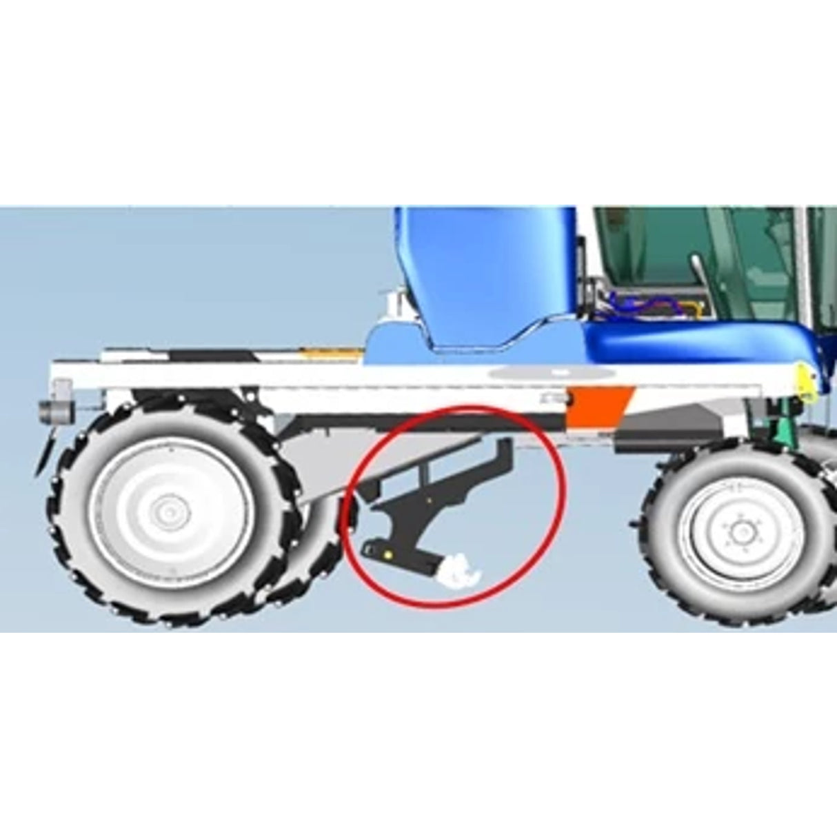 Original New Holland CNH Ersatzteil Nummer 714717015 NACHRUST, MAHDRESCHE