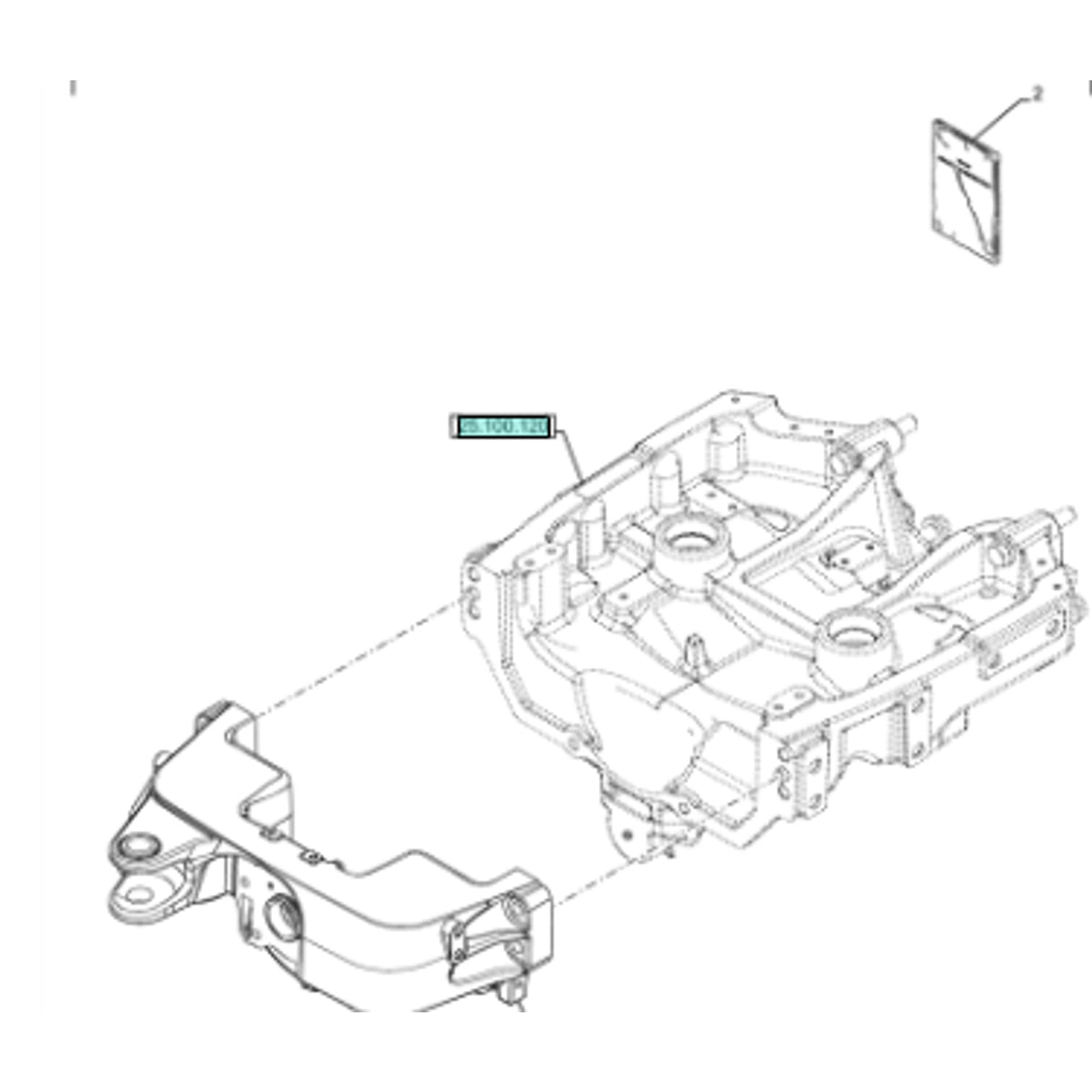 Original New Holland CNH Ersatzteil Nummer 718047010 DIA KIT TRACTOR