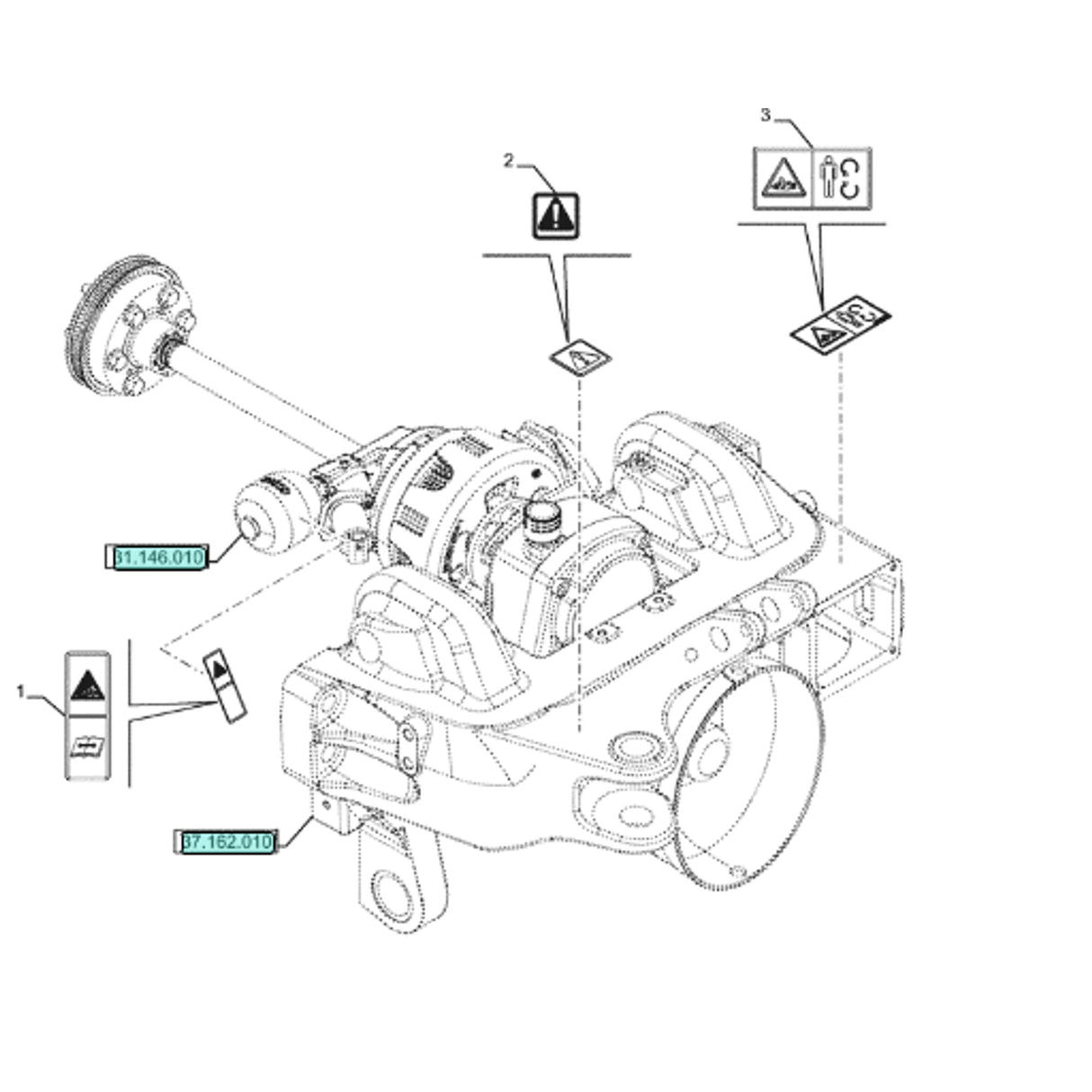 Original New Holland CNH Ersatzteil Nummer 718048010 DIA KIT TRACTOR