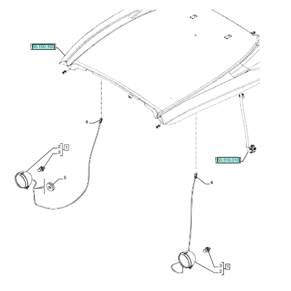 Original New Holland CNH Ersatzteil Nummer 718075010 DIA KIT TRACTOR