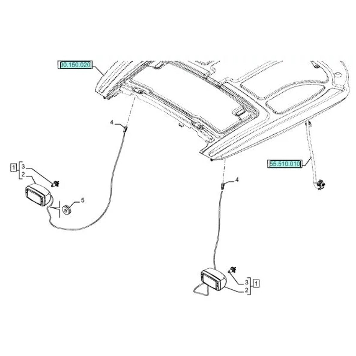 Original New Holland CNH Ersatzteil Nummer 718079020 DIA KIT TRACTOR