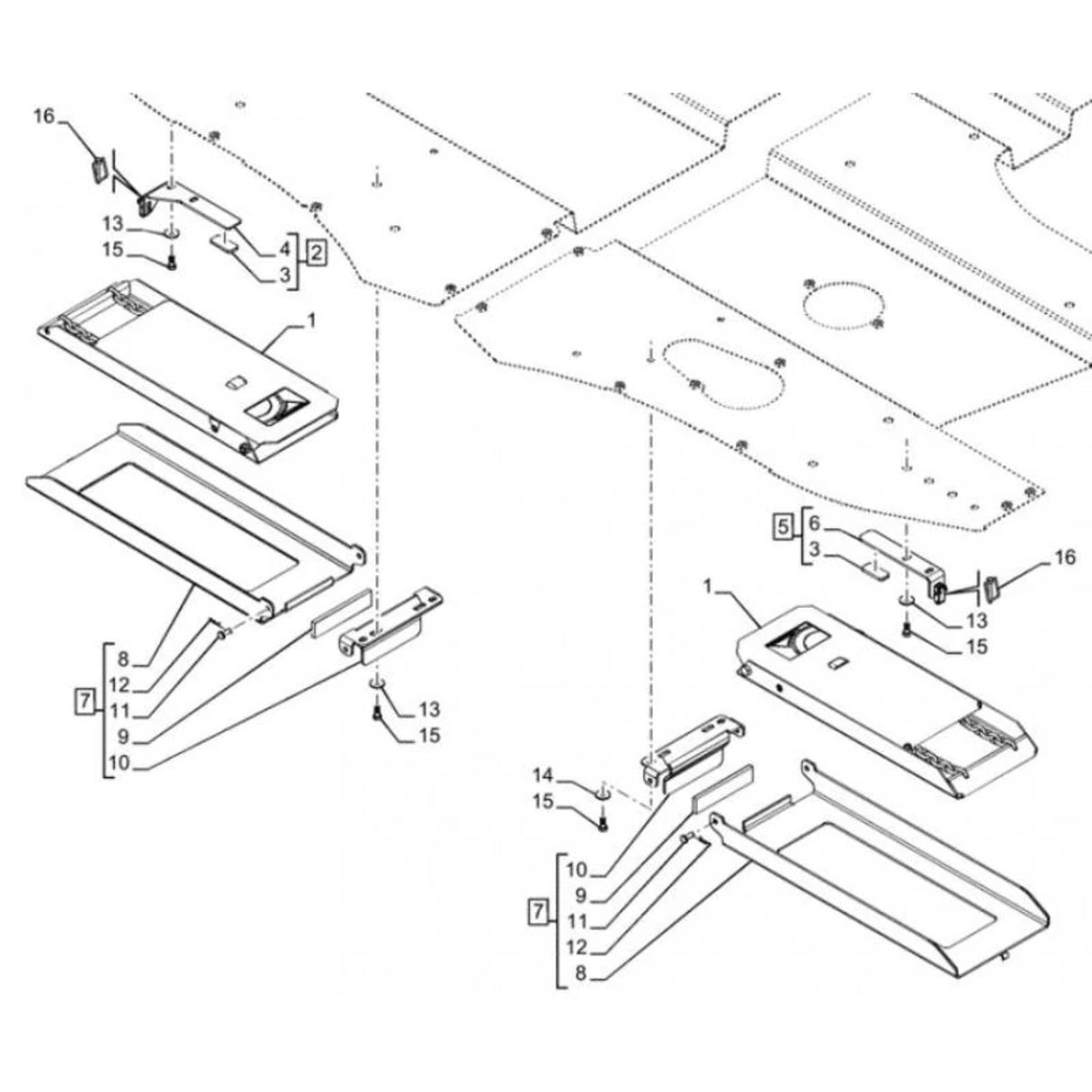 Original New Holland CNH Ersatzteil Nummer 718190034 DIA KIT TRACTOR