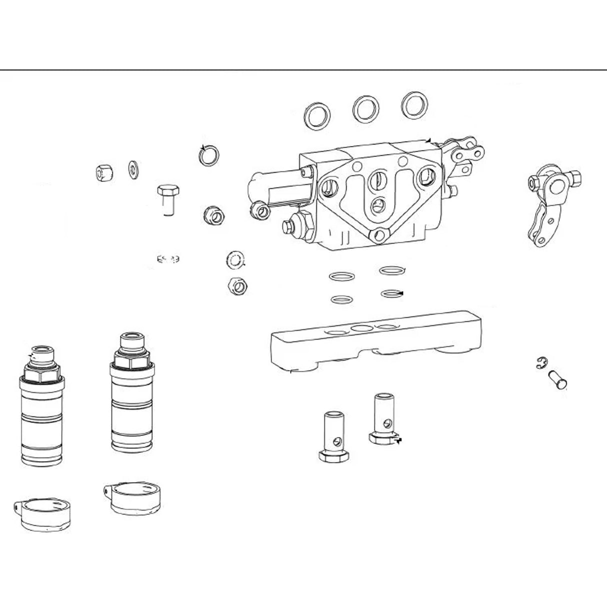 Original New Holland CNH Ersatzteil Nummer 718367603 DIA KIT TRACTOR