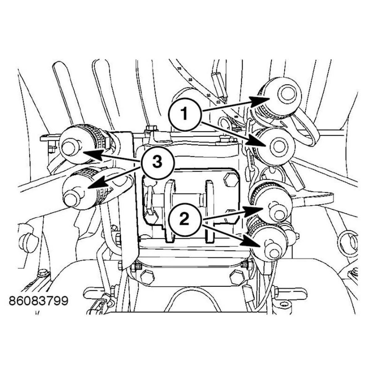 Original New Holland CNH Ersatzteil Nummer 718715084 DIA KIT TRACTOR
