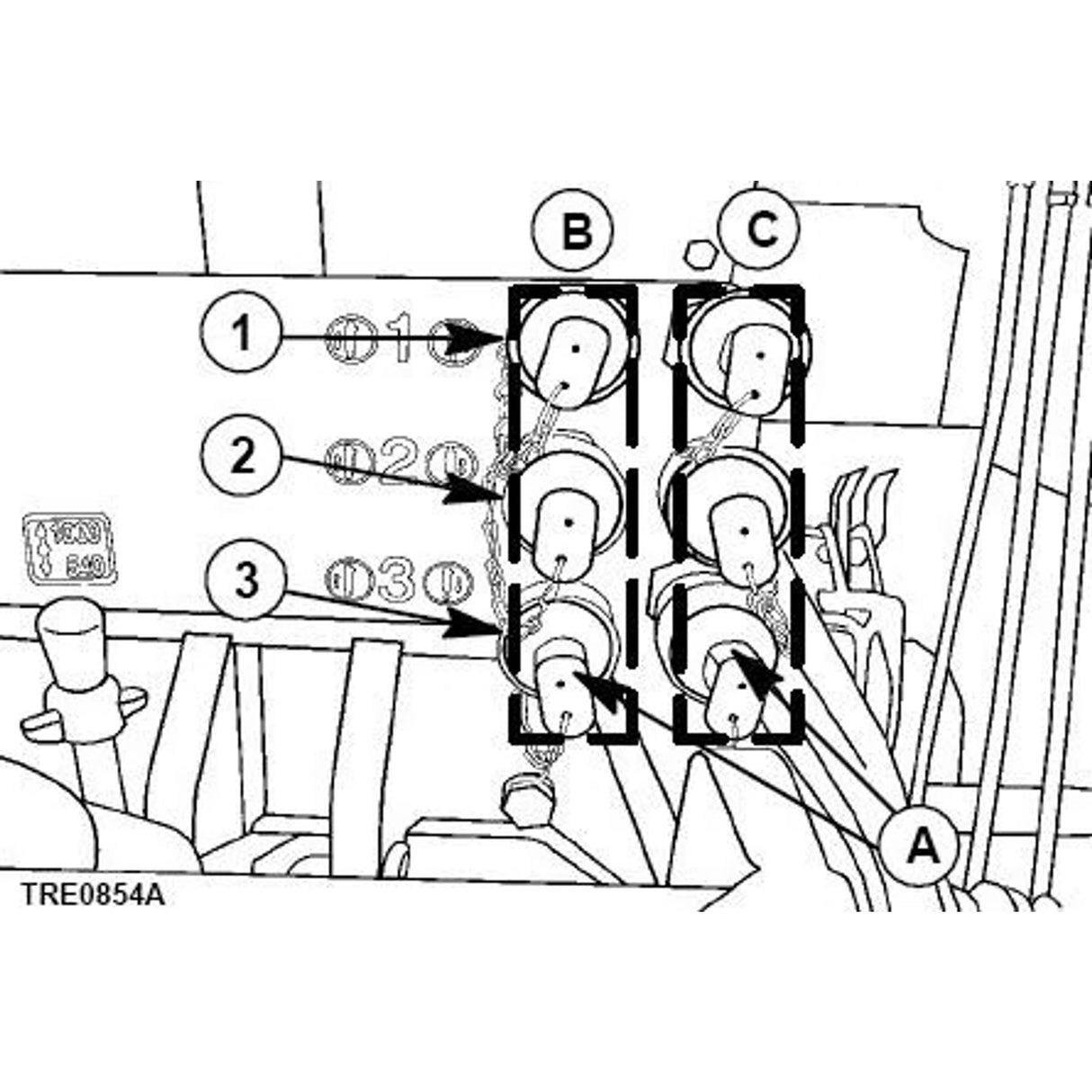 Original New Holland CNH Ersatzteil Nummer 719055635 DIA KIT TRACTOR