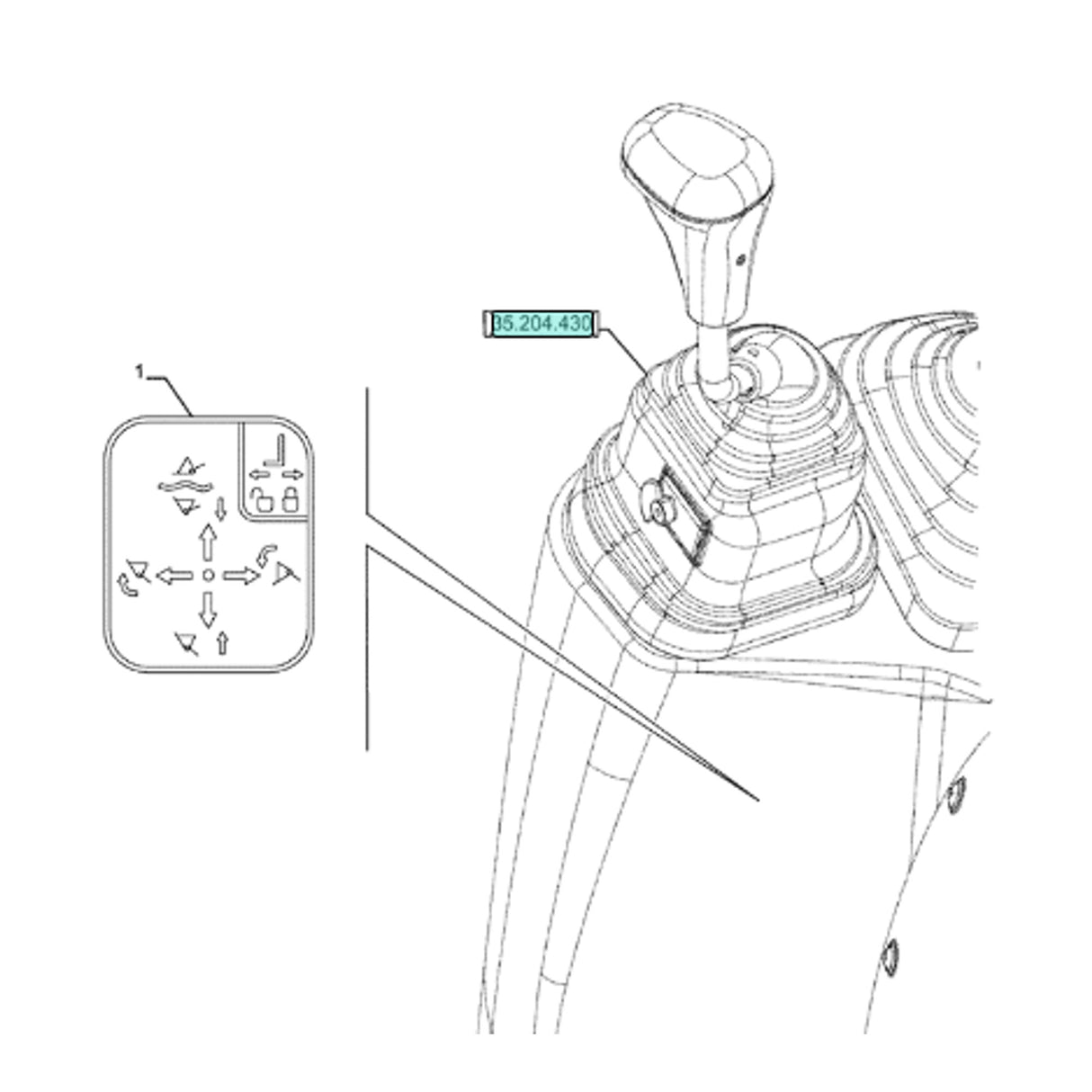 Original New Holland CNH Ersatzteil Nummer 719302070 DIA KIT TRACTOR